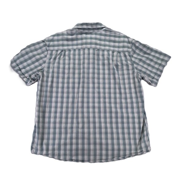 Carhartt Button Down Shirt Mens XL 100% Cotton Relaxed Fit Green Plaid 104174 - Picture 2 of 11